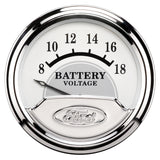 2-1/16" VOLTMETER 8-18V FORD MASTERPIECE