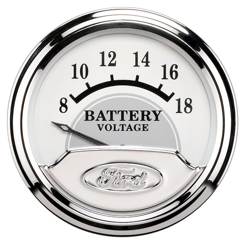 2-1/16" VOLTMETER 8-18V FORD MASTERPIECE