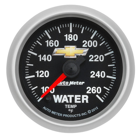 2-1/16" WATER TEMP 100-260 °F DIGITAL STEPPER MOTOR CHEVY GOLD BOWTIE