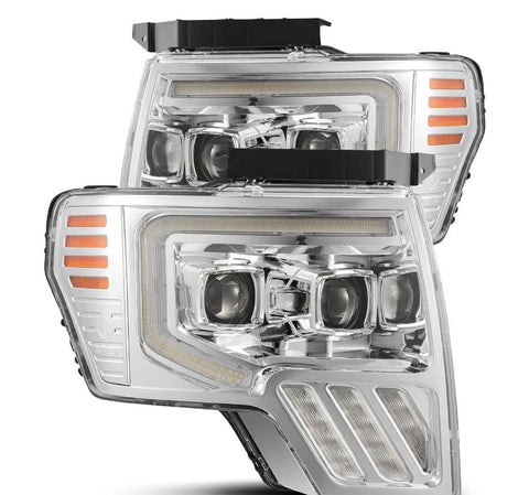 AlphaRex- 09-14 Ford F150 Headlights Chrome