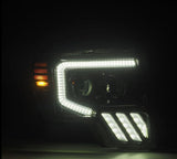 AlphaRex- 09-14 Ford F150 Headlights Alpha-Black
