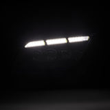 AlphaRex-13-14 Ford Mustang LED Projector Headlights In Black
