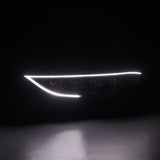 AlphaRex-16-21 Honda Civic LED Projector Headlights In Black