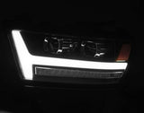 AlphaRex-Projector Headlights Plank Style Design Black