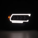 AlphaRex-19-24 Ram 1500 LED Projector Headlights In Black