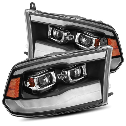 AlphaRex-Projector Headlights Plank Style Design Black