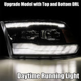 AlphaRex-Projector Headlights Plank Style Design Chrome