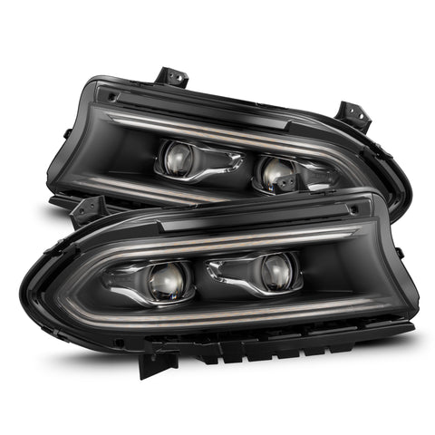 AlphaRex- 19-24 Ram 1500 LED Headlights Black
