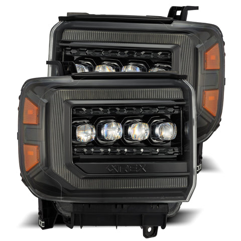 AlphaRex-LED Projector Headlights In Alpha-Black