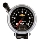 3-3/4" PEDESTAL TACHOMETER 0-10000 RPM CHEVY GOLD BOWTIE