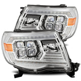AlphaRex-LED Projector Headlights In Chrome