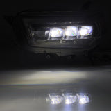 AlphaRex-LED Projector Headlights In Black