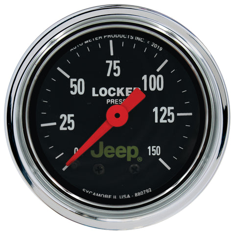 2-1/16" AIR LOCKER PRESSURE 0-150 PSI JEEP
