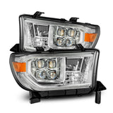 AlphaRex-07-13 Toyota Tundra/08-17 Toyota Sequoia LED Projector Headlights In Chrome