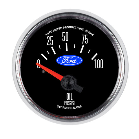 2-1/16" OIL PRESSURE 0-100 PSI FORD
