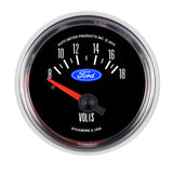2-1/16" VOLTMETER 8-18V FORD
