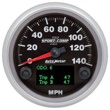 3-3/8" ICAN SPEEDOMETER 0-140 MPH SPORT-COMP II