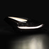 AlphaRex-17-23 Tesla Model 3 / 20-24 Model Y LED Projector Headlights In Alpha Black