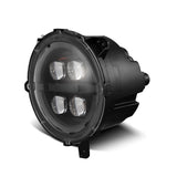 AlphaRex-18-24 Jeep Wrangler JL/Gladiator LED Projector Headlights In Alpha Black