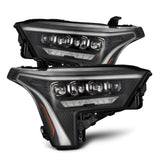 AlphaRex-22-24 Toyota Tundra/Sequoia LED Projector Headlights In Black