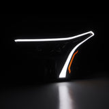 AlphaRex-22-24 Toyota Tundra/Sequoia LED Projector Headlights In Alpha Black