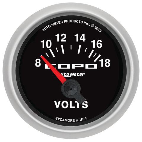 2-1/16" VOLTMETER 18V ELECTRIC COPO