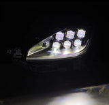 AlphaRex-21-24 Toyota GR86/Subaru BRZ LED Projector Headlights In Black