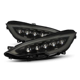 AlphaRex-12-21 Tesla Model S LED Projector Headlights In Alpha Black