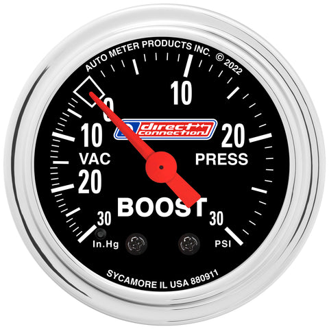 2-1/16" BOOST/VACUUM 30 IN HG/30 PSI MOPAR DIRECT CONNECTION