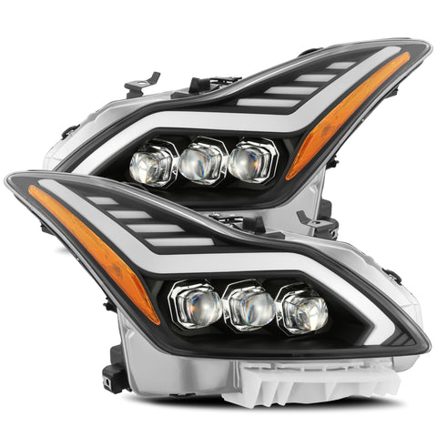 AlphaRex-LED Projector Headlights In Black