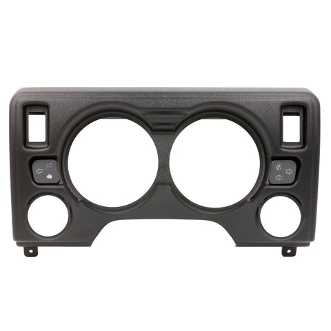 DIRECT FIT DASH PANEL 4 GAUGE (5" X2 2 1/16" X2) JEEP TJ / XJ