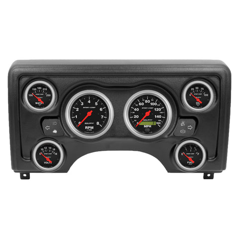 6 GAUGE DIRECT-FIT DASH KIT JEEP TJ 97-06 SPORT-COMP