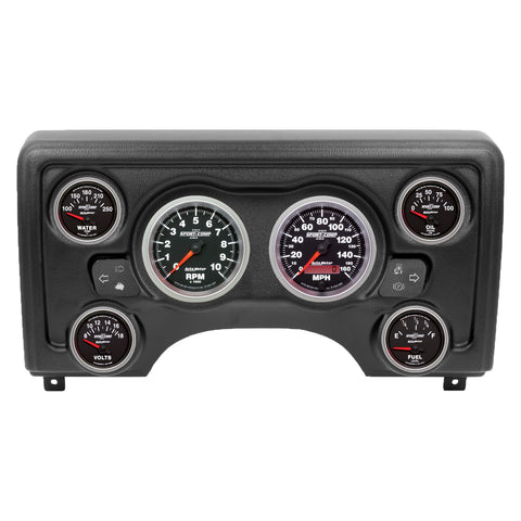 6 GAUGE DIRECT-FIT DASH KIT JEEP TJ 97-06 SPORT-COMP II