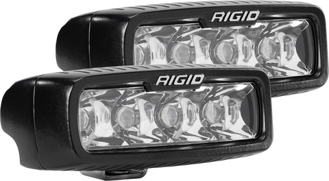 RIGID SR-M Series PRO Spot Optic Surface Mount Black Housing Pair