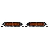 SR-Series SAE 6 Inch With Amber PRO Lens - Pair