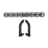 KC Hilites 50 In Pro6 Gravity LED - 8-Light - Light Bar System - 160W Combo Beam - For 07-18 Jeep JK