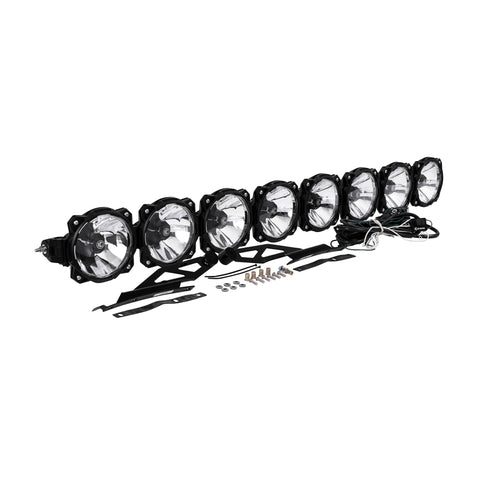 KC Hilites 50 In Pro6 Gravity LED - 8-Light - Light Bar System - 160W Combo Beam - For 05-18 Toyota Tacoma
