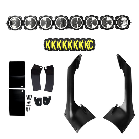 KC Hilites 50 In Pro6 Gravity LED - 8-Light - Light Bar System - 160W Combo Beam - For 18-20 Jeep JL / JT