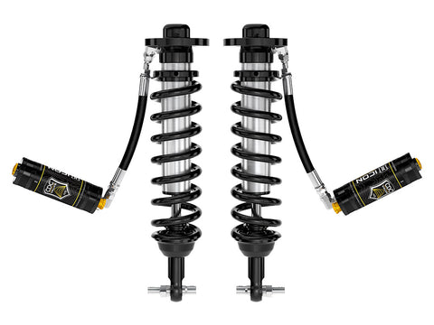 ICON 2021-2026 Ford F-150 2WD 0-3" Lift Front V.S. 2.5 Series Coilovers Remote Reservoir W/ CDCV Pair