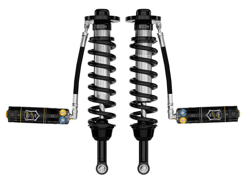 ICON 2021-2026 Ford F-150 4WD 2.75-3.5" Lift Front V.S. 2.5 Series Coilover Kit Remote Reservoir W/ CDXS Pair