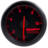 2-1/16 In. TACH 0-10000 RPM AIRDRIVE BLACK