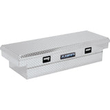 Lund 9307 72 Inch Cross Bed Truck Tool Box (28 Inch Wide) Full Size Single Lid Brite Aluminum