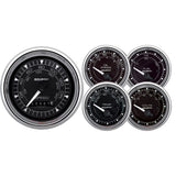 5 PC. GAUGE KIT 3-3/8" & 2-1/16" ELEC. SPEEDOMETER CHRONO