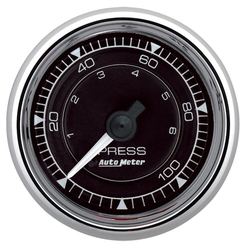 2-1/16" OIL PRESSURE 0-100 PSI CHRONO