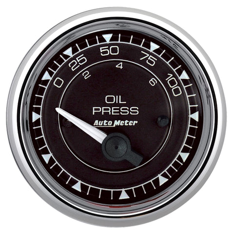 2-1/16" OIL PRESSURE 0-100 PSI CHRONO