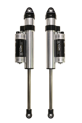ICON 2004-2008 Ford F-150 2WD 0-3” Lift Rear V.S. 2.5 Aluminum Series Shock Absorbers Piggyback Reservoir W/ CDCV Pair
