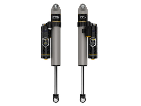 ICON 2021-2026 Ford F-150 4WD/F-150 Tremor 0-2" Lift Rear V.S. 2.5 Aluminum Series Shock Absorbers Piggyback Reservoir W/ CDEV Pair