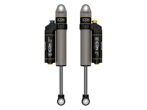 ICON 2009-2026 Ford F-150/2004-2008 Ford F-150 4WD 0-1" Lift Rear V.S. 2.5 Aluminum Series Shock Absorbers Piggyback Reservoir W/ CDXS Pair