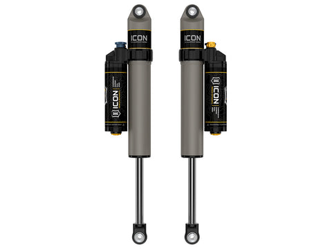 ICON 2021-2026 Ford F-150 4WD/F-150 Tremor 0-2" Lift Rear V.S. 2.5 Aluminum Series Shock Absorbers Piggyback Reservoir W/ CDXS Pair