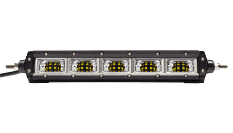 KC Hilites 10 In C-Series LED- 4-Lights - 50W Flood Beam - For M-RACKS